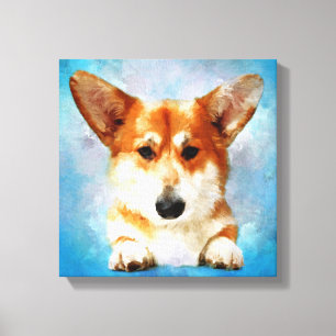 Welsh Corgi Canvas Print