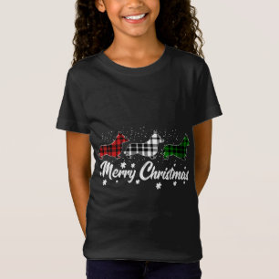 Welsh Corgi Christmas Light Red White Green Dog Lo T-Shirt