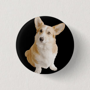 Welsh Corgi Dog  3 Cm Round Badge
