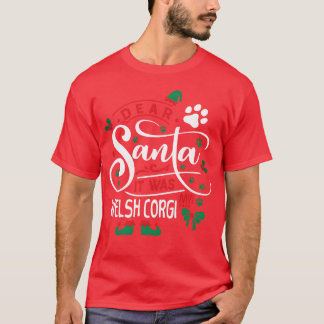 Welsh Corgi Dog Christmas Dog breed funny gift T-Shirt