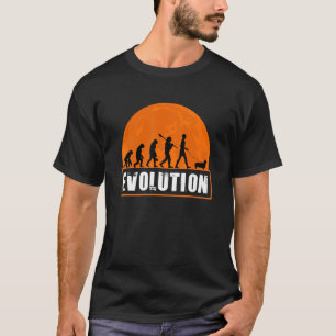 Welsh Corgi Dog Dad Human Evolution T-Shirt