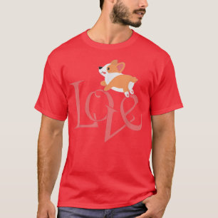 Welsh Corgi Dog Lover I Love My Corgi Design T-Shirt