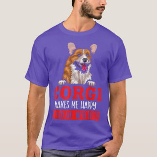 Welsh Corgi Dog Lover Puppy Owner Corgi Breeder Pu T-Shirt