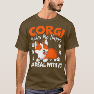 Welsh Corgi Dog Lover Puppy Owner Corgi Breeder Pu T-Shirt