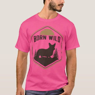 Welsh Corgi Dog Retro1585 T-Shirt