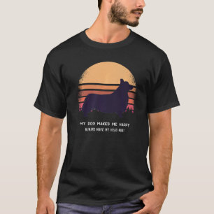 Welsh Corgi Dog Retro 7 T-Shirt
