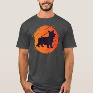 Welsh Corgi Dog Retro Premium T-Shirt Copy Copy Co