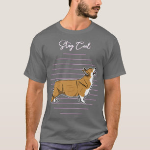 Welsh Corgi Dog Vintage 1642 T-Shirt
