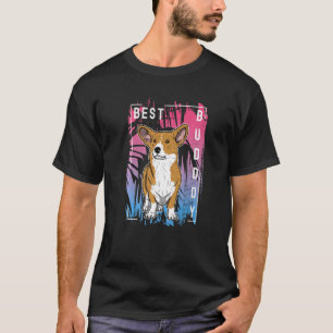 Welsh Corgi Dog Vintage 76 T-Shirt