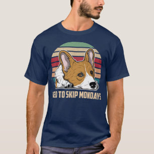 Welsh Corgi Dog Vintage Premium T-Shirt Copy Copy