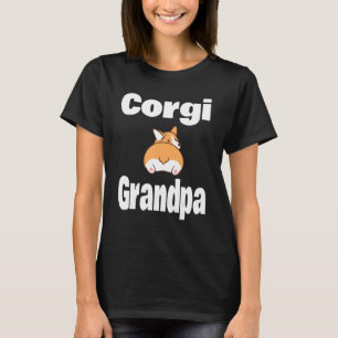 Welsh Corgi Grandpa Grandfather Dad Dog Animal Ow T-Shirt