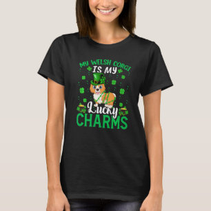 Welsh Corgi Is My Lucky Charms Welsh Corgi St Patr T-Shirt