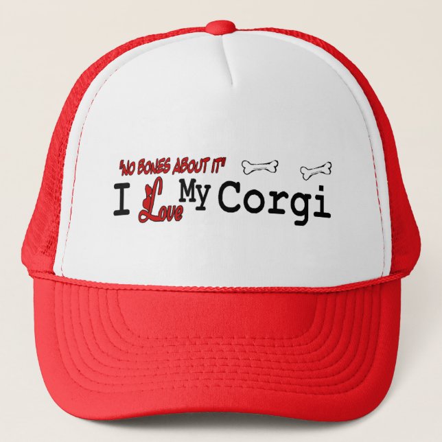 Welsh Corgi Lovers Gifts Trucker Hat (Front)