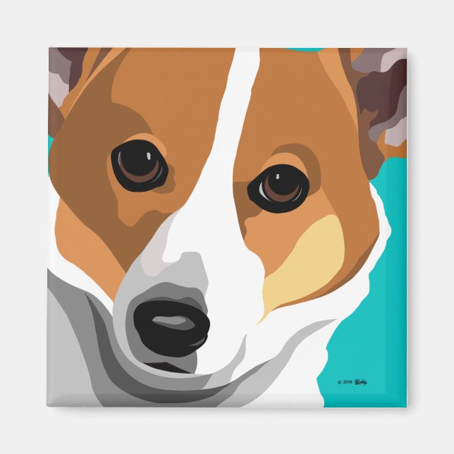 Welsh Corgi magnets (Front)