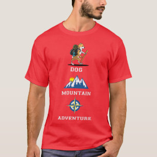 Welsh Corgi Mountain Hiking Camping Climb Adventur T-Shirt
