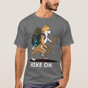 Welsh Corgi Mum Dog Mountain Hiking Climber Advent T-Shirt