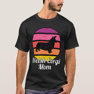 Welsh Corgi Mum I Retro Corgi Mum T-Shirt