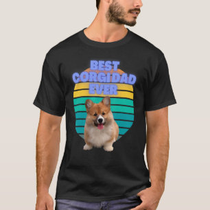 Welsh Corgi Owner Dog Vintage Best Corgi Dad E T-Shirt