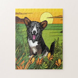 Welsh Corgi Puppy Jigsaw Puzzle