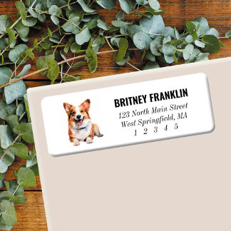 Welsh Corgi Return Address Labels