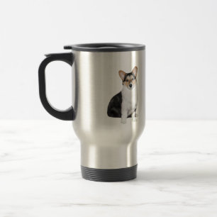 Welsh Corgi (Tri Colour) Travel Mug