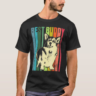 Welsh Corgi Vintage Corgi Best Buddy T-Shirt