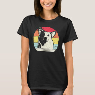 Welsh Corgi Vintage Dog 70s 80s Retro T-Shirt