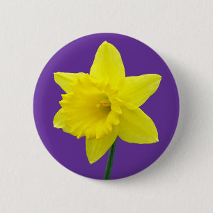 Welsh Daffodil - II 6 Cm Round Badge