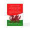 Welsh Dragon Birthday Card - Poem by Brian Harris