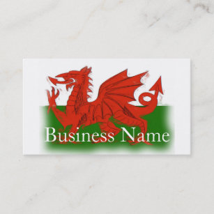 Welsh Dragon Business Card
