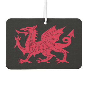 Welsh dragon car air freshener