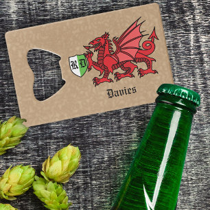 Welsh Dragon Custom Name and Monogram