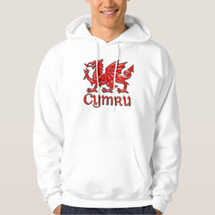 Welsh Dragon Cymru Hoodie Wales, St. David's Day