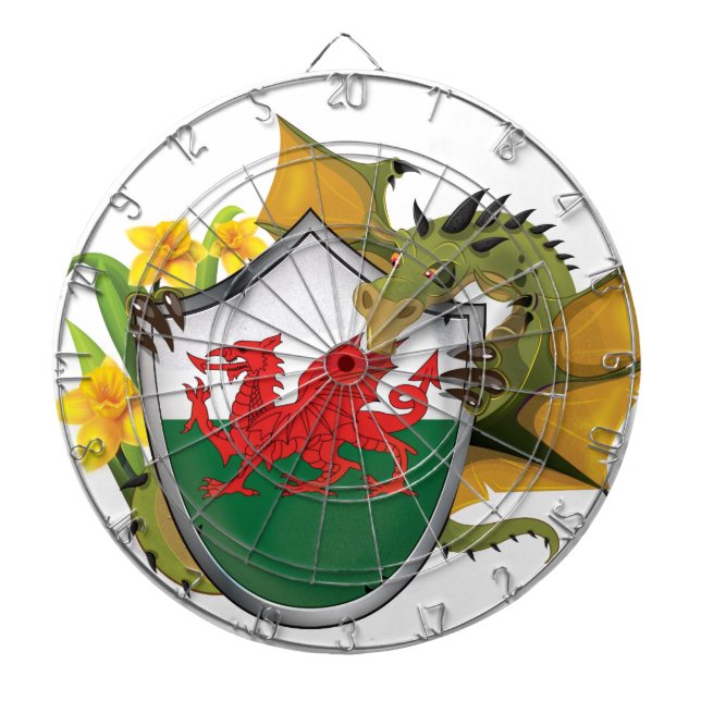 Welsh Dragon Dartboard (Front)