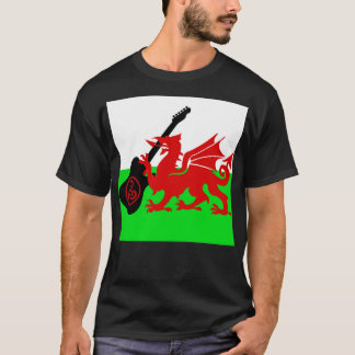 Welsh Dragon Electric Guitar T-Shirt