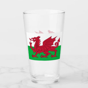 Welsh Dragon ~ Flag of Wales Glass