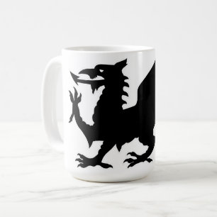 Welsh Dragon Flag, Wales Dragon Flag, England Coffee Mug