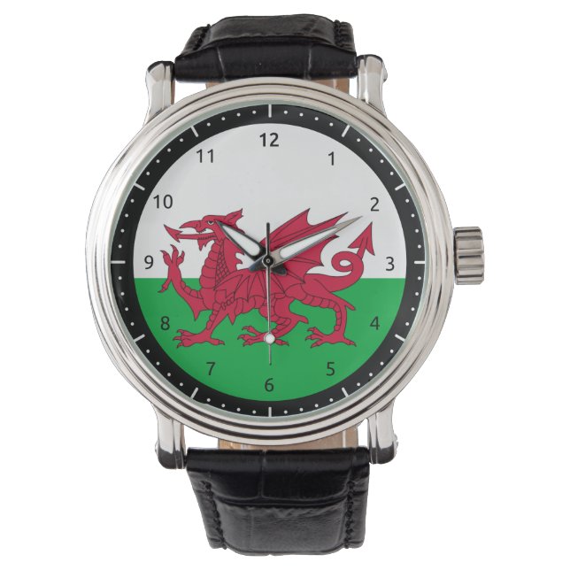 Welsh dragon flag watch (Front)