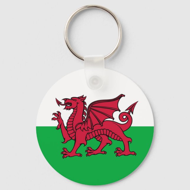 Welsh Dragon Key Ring (Front)