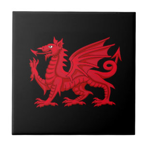 Welsh Dragon Tile
