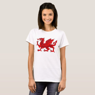 Welsh Dragon With a Bevel Effect T-Shirt