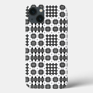 Welsh Faux Tapestry Black and White iPad Mini Case
