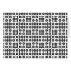 Welsh Faux Tapestry Black and White Tissue Paper
