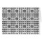 Welsh Faux Tapestry Black and White Tissue Paper