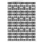 Welsh Faux Tapestry Black and White Tissue Paper