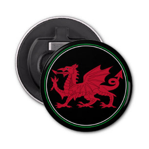 Welsh Flag Bottle Opener, Wales Emblem / Party Bottle Opener