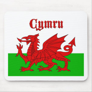 Welsh Flag Cymru Mouse Mat