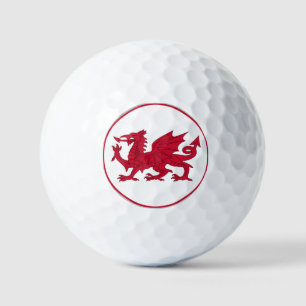 Welsh Flag Golf Balls