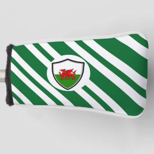 Welsh flag golf head cover