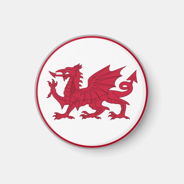 Welsh Flag Magnet (Front)